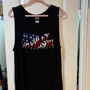 Harley-Davidson Black Tank with Patriotic Logo